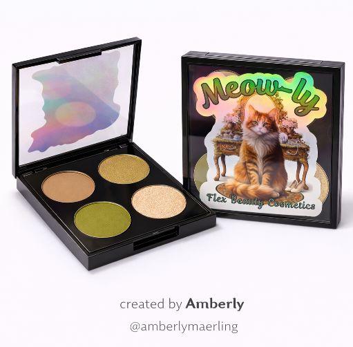 MEOW Quad PRE-DESIGNED Eyeshadow Palettes (By The PR Team)