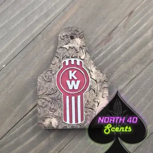 Tooled Leather Style Kenworth Freshie- Car Fragrance