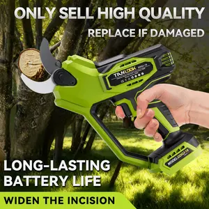 Brushless Cordless Electric Pruning Shears, Professional Pruning Shears Blade Suitable for Gardens, Branches, Battery not included.