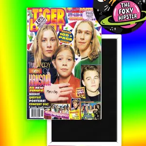 Bop BB 90's Teen Magazine Hanson Leo Fridge Magnet for Home Decor