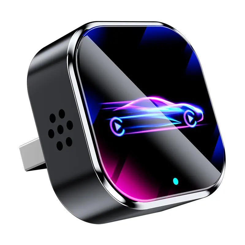 Q1A Black Colorful Car Logo Metal+Glass