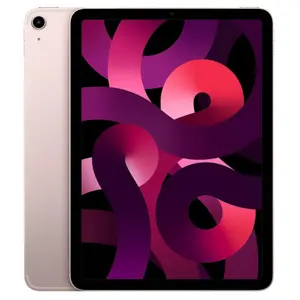 Refurbished Apple iPad Air 5th Gen 256GB Wi-Fi 10.9" Liquid Retina Display Pink 2022 with M1 Chip & iPad Charger Accessories