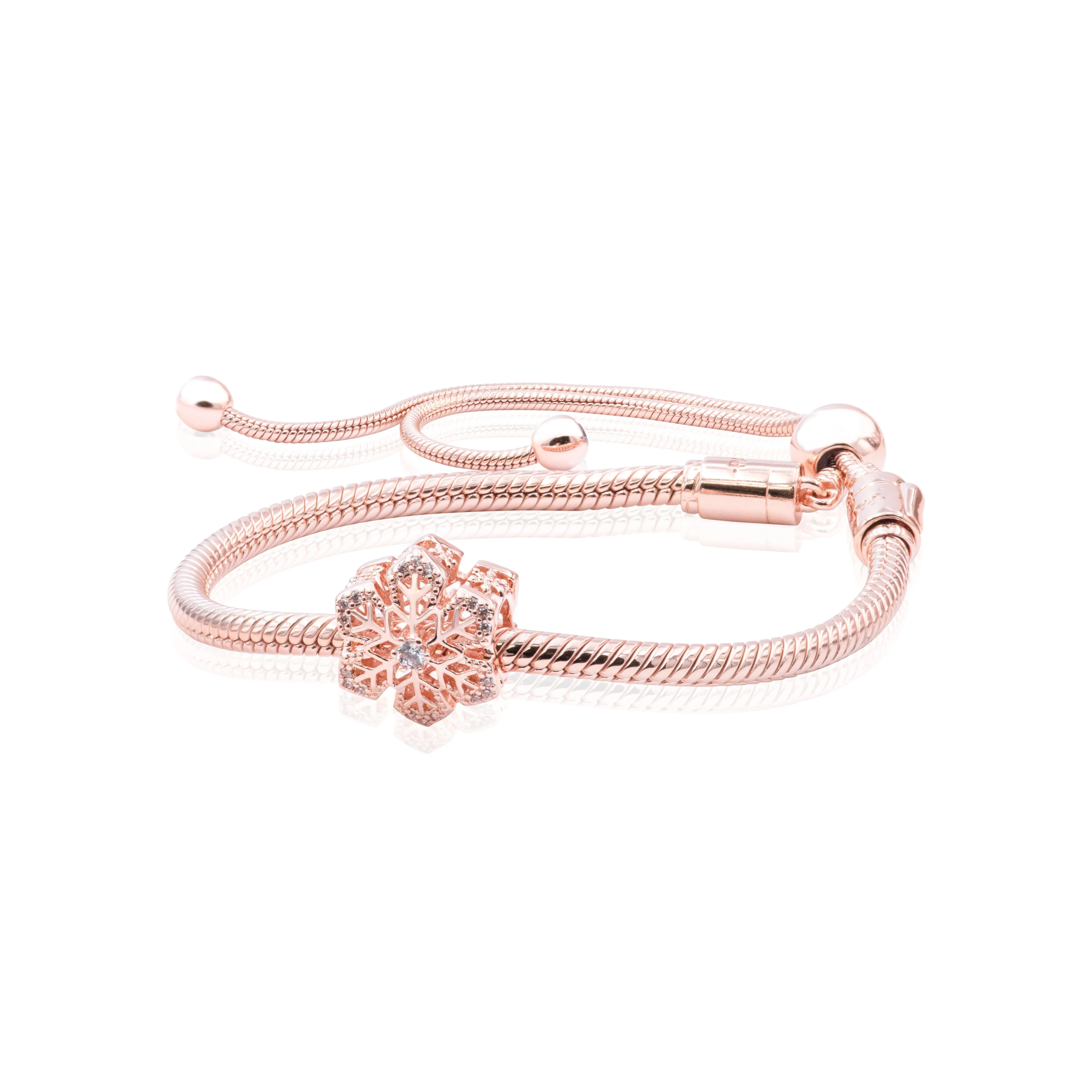 Pandora Festive Snowflake Bracelet Gift Set B801984-28, Shimmering Snowflake Charm