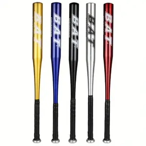1pc Thick Full Aluminum Baseball Bat, 51cm High Hardness Lightweight Durable Design, Adult Outdoor Training Game, Training Equipment, Blue