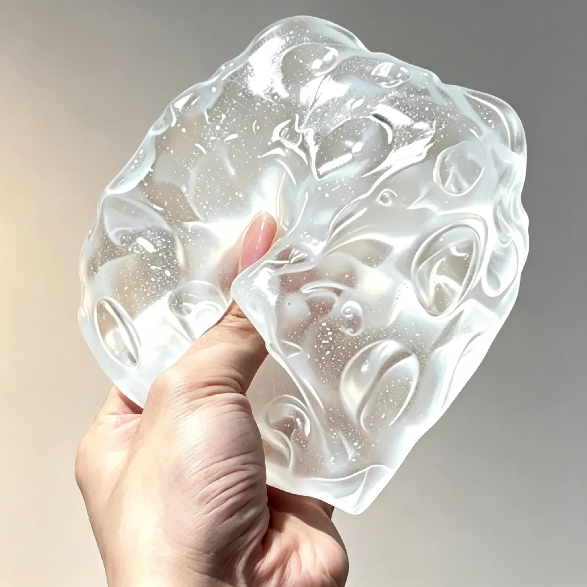 2026 TPR Maltose Cheese Squishy Fidget Squishies - Transparent Slow Rise with , ASMR Decompression Sensory Item for Kids & Adults, Aesthetic Desk Anxiety Relief Tool