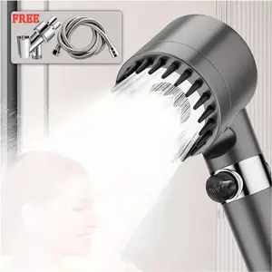 Upgraded High-Pressure infinity Shower Head with Turbo Spray – Water Filter, Strong Flow, No Electricity Needed, Wall-Mounted, Comfortable Rainfall Experience bathroom