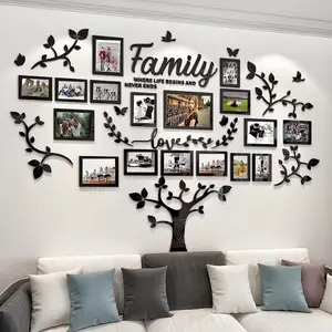 Photo Frame Collage Wall Decor - Living Room Family Tree Wall Decor