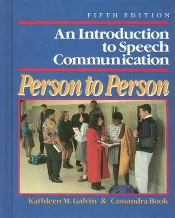 USED-An Introduction to Speech Communication: Person to Person by McGraw-Hill (Hardcover)