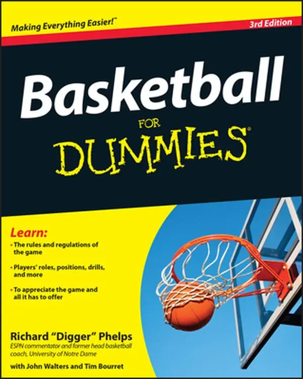 USED Book - Basketball for Dummies by Phelps, Richard (Paperback) - english