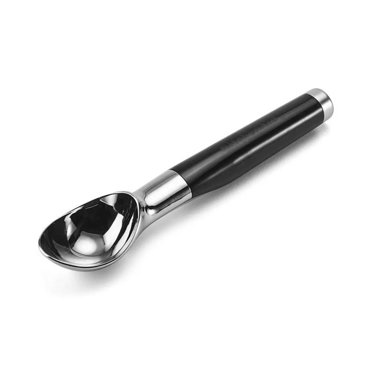 KitchenAid Plastic Ice Cream Scoop - Black ABS Plastic and Stainless Steel Kitchen Utensil, Dishwasher-Safe Kitchen Gadget, Plastic Or Silicone Ice Cream Scoops