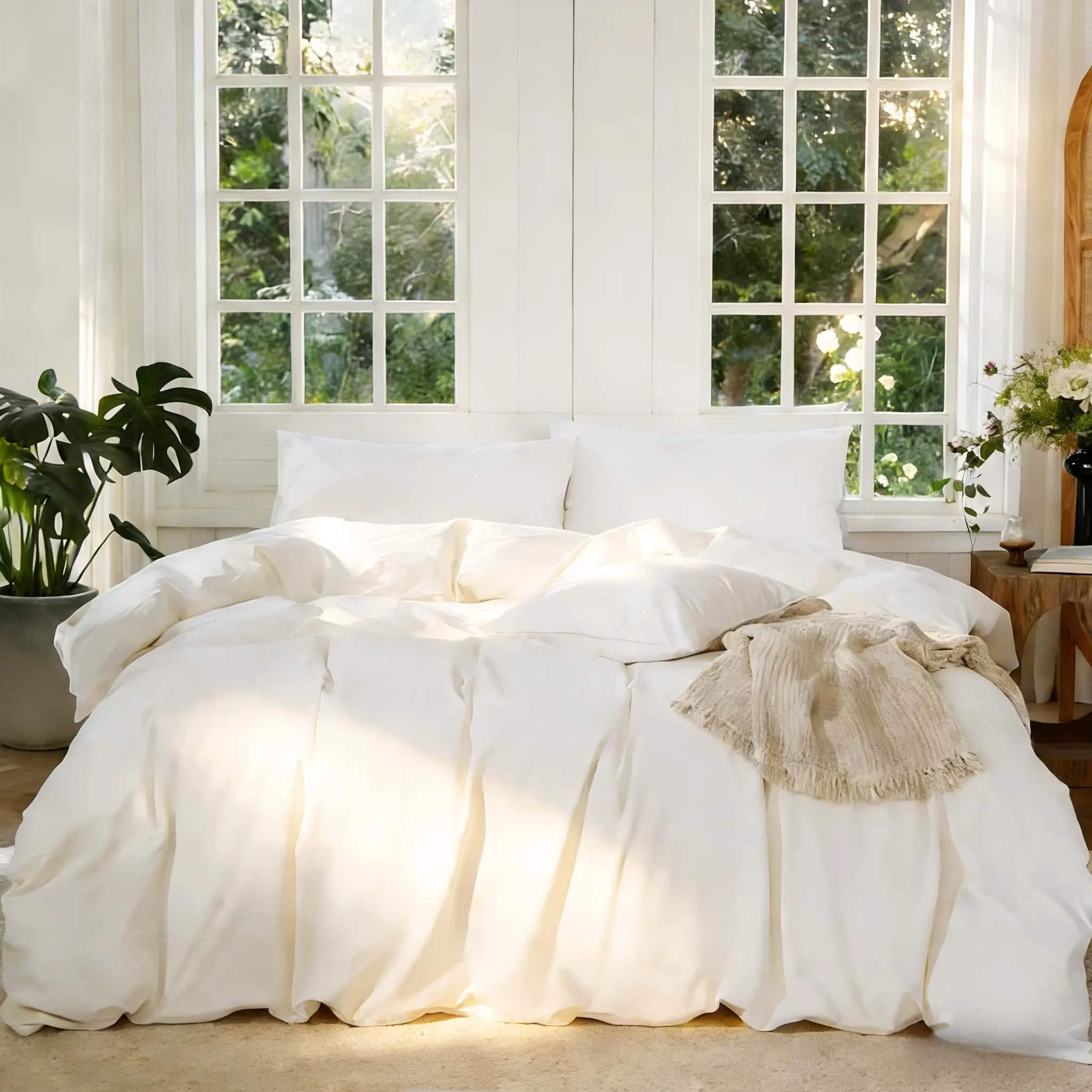 3pcs French Style Simple Decorative Duvet Cover Set, Includes 1 Duvet Cover + 2 Pillowcases No Insert, Comfortable Sleep, Elegant Decor, Bedroom Bedding Set, Perfect Gift for Dorm Room, Bed Sets