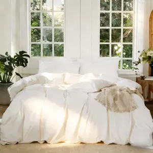 3pcs French Style Simple Duvet Cover Set, Includes 1 Duvet Cover + 2 Pillowcases No Insert, Comfortable Sleep, Elegant Decor, Bedroom Bedding Set, Perfect Gift for Dorm Room, Bed Sets