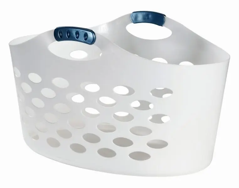 212 MAIN 1.5 Bushel Flexible Laundry Basket - 6-Piece Bulk Pack, Collapsible Clothes Basket with Soft Flexible Handles, Home Supplies Organizer Accessory, Carry Handle