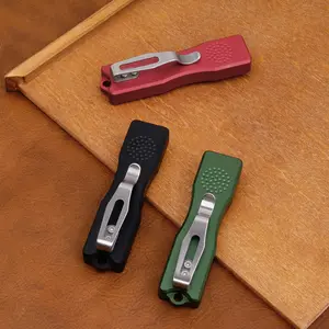 Aluminum alloy pocket knife, multifunctional cutting knife, suitable for outdoor camping and fishing