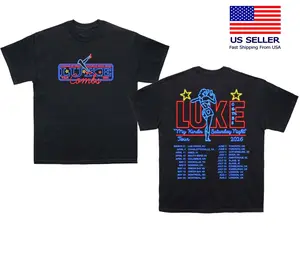 Luke My Kinda Saturday Night 2026 Tour 2 Sides T-Shirt For Men Women Unisex Graphic Tee Streetwear Crewneck Casual Top Clothing Menswear Outfits .
