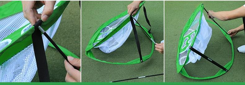 Golf cutting practice net