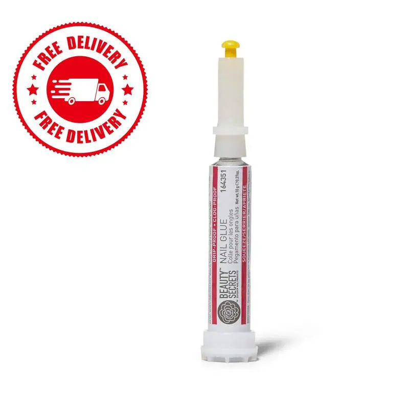[ Limited Time Deal ] Beauty Secrets Drip & Clog Proof Nail Glue Salon Quality Acrylic
