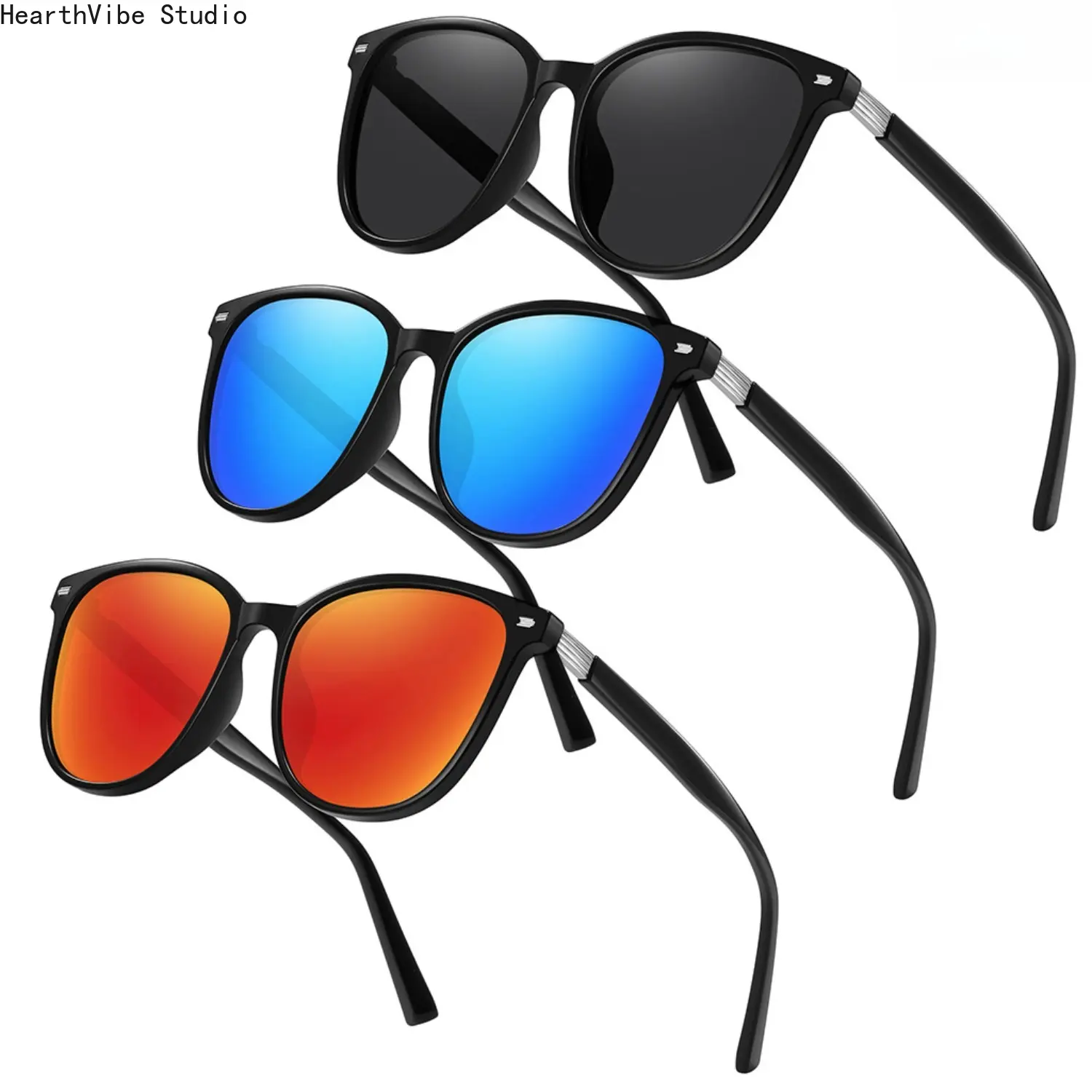 Retro Sunglasses for Men and Women, Vintage Style Casual Shades, UV400 Sun Protective Eyewear for Sports and Driving, Cool Sunglasses, Trendy Sunglasses