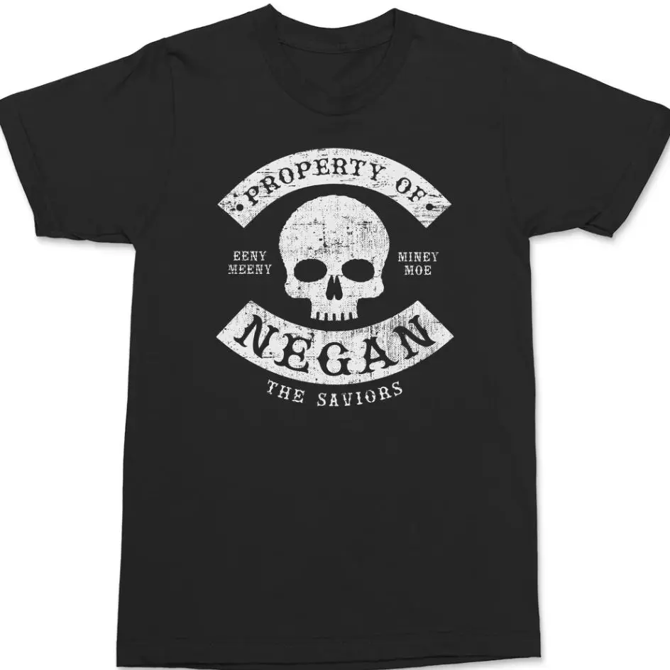 Negan Walking Dead Short Sleeve Unisex T-shirt Tshirt Cotton Fit