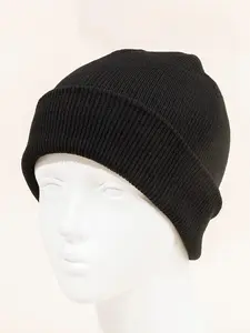 Solid Color Beanie Hat, Casual Winter Outdoor Sports Hat for Men & Women, Versatile Knitting Hat for Daily Wear, Knitted Winter Hat