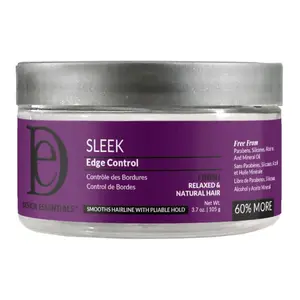 Design Essentials Sleek Edge Control, Medium Hold for Relaxed and Natural Textures, 3.7 Ounce (Pack of 1)