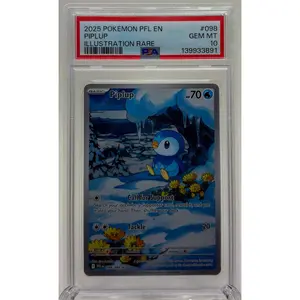 Piplup #98 Phantasmal Flames PSA 10 Gem Mint