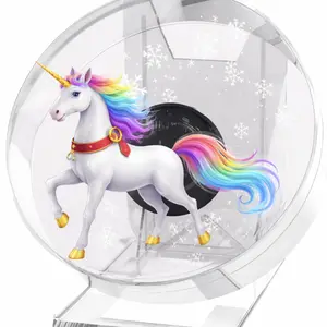 3D Hologram Fan,4.72in Hologram Fan Projector Suitable for Events,party,Festivals and Home Decoration - Lots of 3d Materials for Free (12CM 4GB)