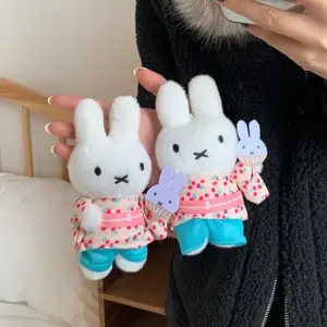 Hot Cartoon Miffy Series Plush Toy Pendant Exquisite Creativity Cute Stuffed Doll Backpack Keychain