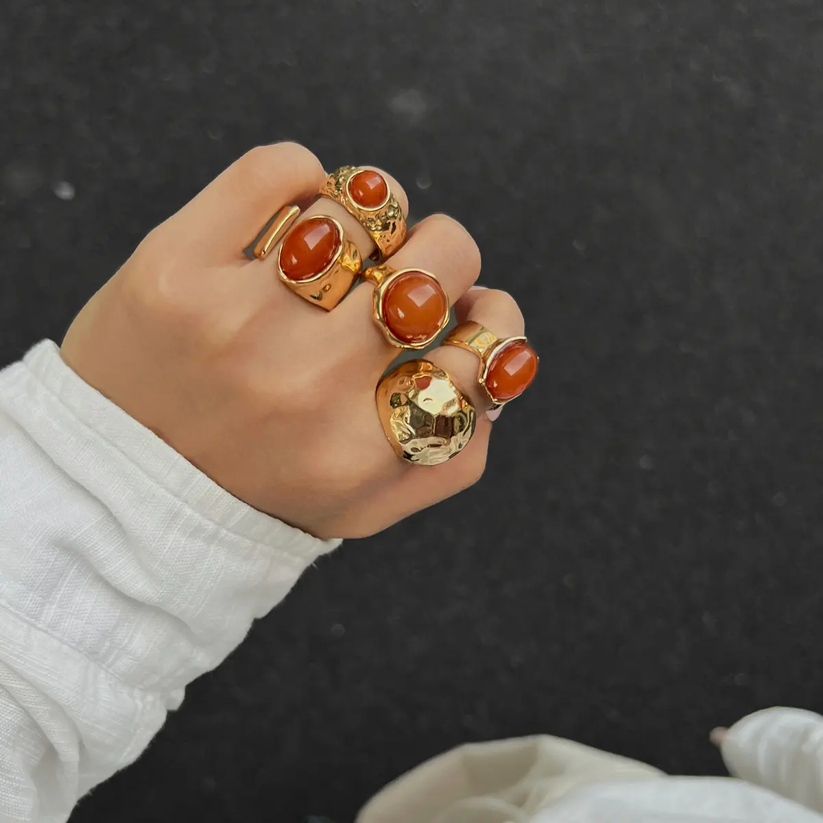 07 Light Gold Ring Set 5803E2