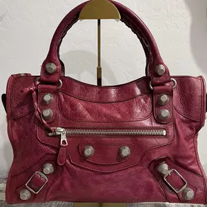Pre-owned Leather Shoulder Bags PRELOVED Balenciaga Giant 21 Part Time Bag with mirror and detachable strap