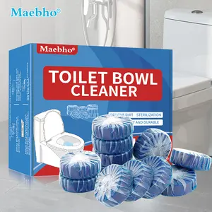 Toilet Cleaning Effervescent Tablets: Effectively removes stubborn dirt and scale, makes toilet cleaning easy, eliminates odors, kills bacteria, and cleans with just one drop!
