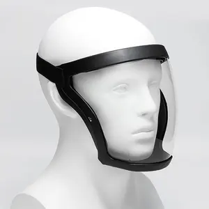 Full Face Clear Safety Shield Mask With Adjustable Buckle, Reusable Heat Resistant Anti-Splash Full Face Protective Cover, Ideal For Workshop Work, Garage,  Outdoor Activities Household Cleaning, Comes With Safety Goggles And Disposable Gloves
