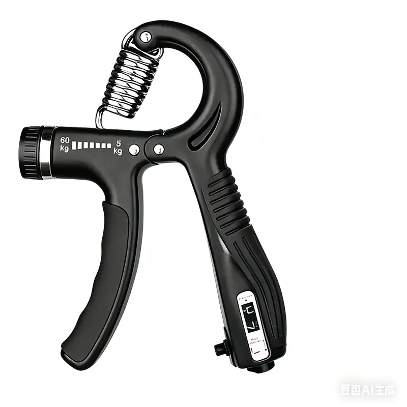 Adjustable Grip & Forearm Trainer 11-132 lbs (5-60kg) Resistance. Portable Hand Exerciser for Athletes, Musicians, Hand Injury Recovery, Gym, Home & Travel.