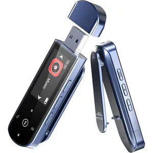 64GB USB MP3 Player with  5.3, Clip Jam Portable  Player for  Running, USB MP3 Player Stick with FM Radio, Voice Recorder, Digital Audio Shuffle Repeat, Phone File Transfer
