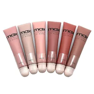 Max Makeup Cherimoya Creamy Lip Gloss,High Pigmentation, Lightweight, Hydrating Dewy Glossy Color Cosmetic Moisturize Lipstick Moisture gloss