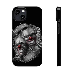 Smile Now Cry Later Tough Phone Case, Chicano Tattoo Art Phone Cover, Ideal Gift, Phone