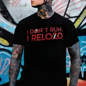 I Don’t Run I Reload Patriotic Shirt – 2A Tactical Graphic T-Shirt Hoodie Sweatshirt