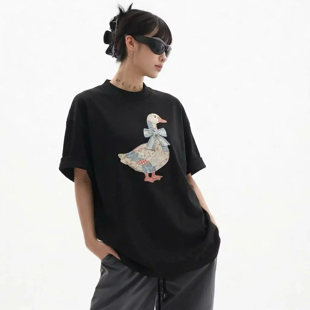 Women's Casual Streetwear T-Shirt, Comfortable Womenswear Top