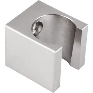 Shower Head Holder Brass Shower Wand Bracket Handheld Sprayer Holder Wall Mount Brushed Nickel