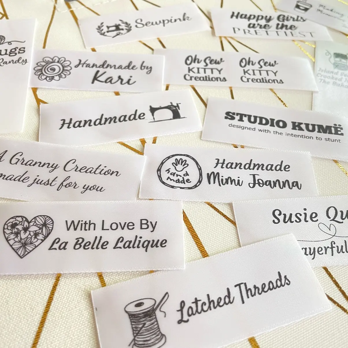 Satin Sewing Labels Satin Sewing Labels