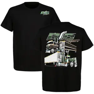 Big Strappers Semi Truck T-Shirt Peterbilt Style American Trucker Cotton Short Sleeve For Him For Her