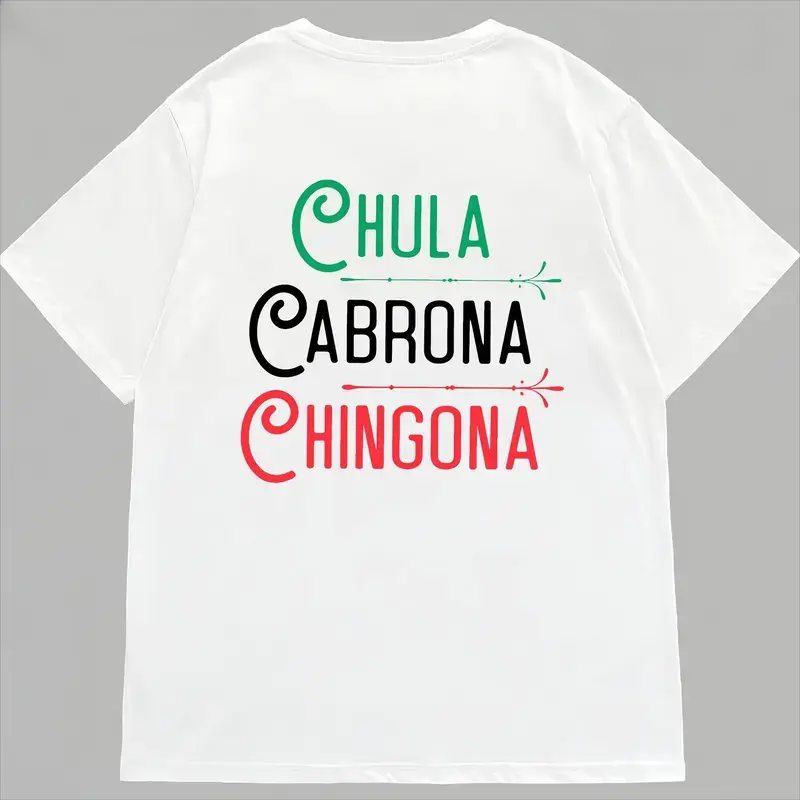Mexican Chola Chingona Vibrant Hoodie Men's Long Sleeve Hooded Graphic Print Streetwear Baddie Aesthetic Aztec Latino Cultural Apparel Menswear Sweatshirts Classic Classic
