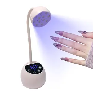 UV Nail Lamp with 3 Timers Auto Sensor 30W Mini UV Nail Light for Gel Nails Polish Nail Dryer Manicure Cutics
