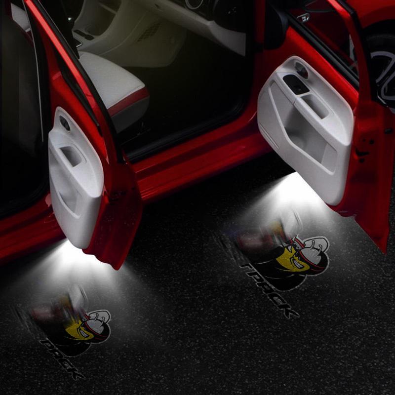 2Pcs Scatpack Car Logo Welcome  Projectors Programmable LED Sign for Car Business car door light for car accessories(Scatpack)