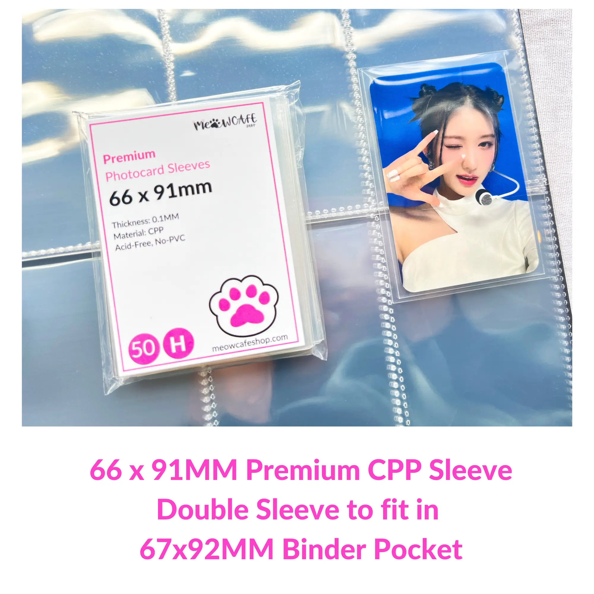 kpop card sleeves Kpop Photocard Premium Sleeves main image 0