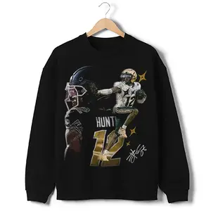 Travis Hunter Graphic Sweatshirt Bih You Thought Football Custom Design Graphic Crewneck Sweatshirt