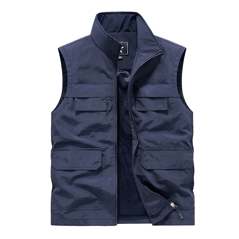 Navy blue [fabric can be placed in front