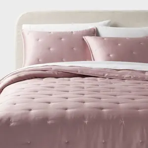 3pc King TENCEL Lyocell Comforter and Sham Set Wine Red - Threshold