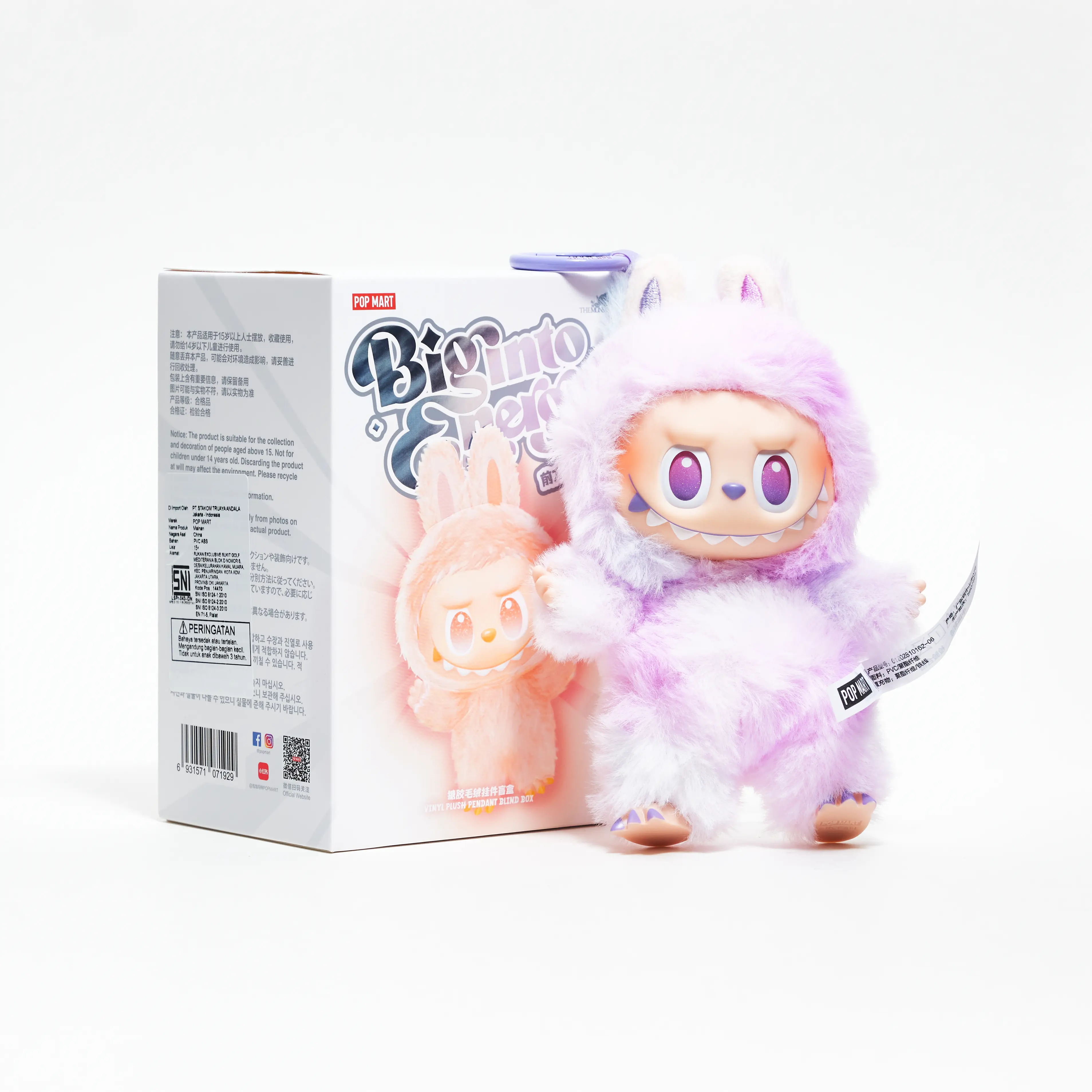 Pop Mart Big into Energy Labubu Series Figures Blind Box Single