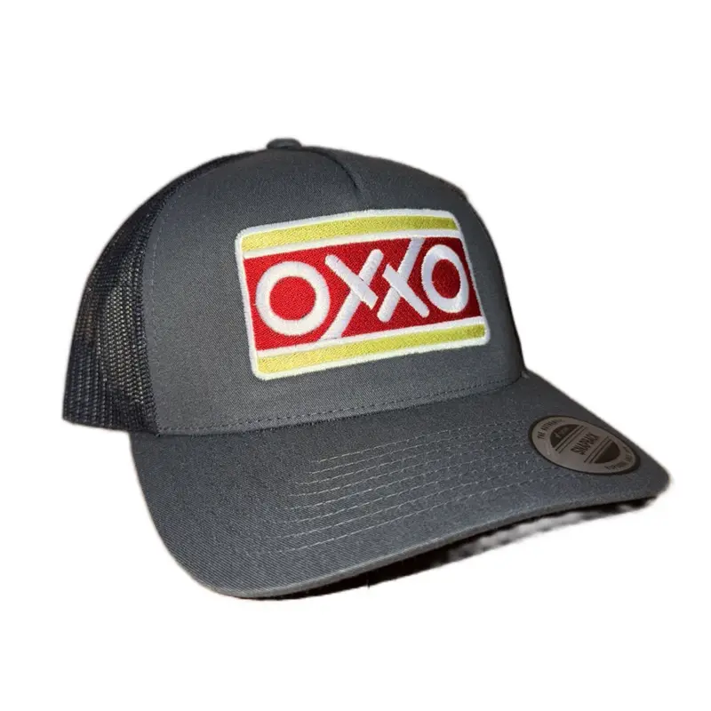 Gray 5-Panel Trucker Hat, Mid-Profile Baseball Cap with Curved Brim, Adjustable and Lightweight Casual Hat for Daily Wear